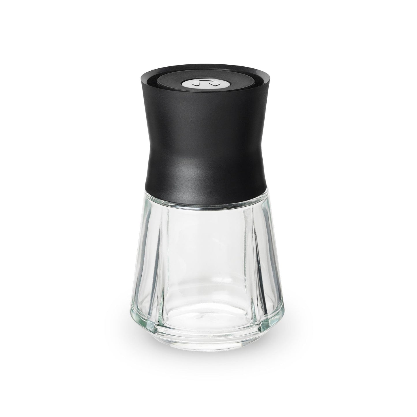 Rosendahl Grand Cru 8.5 Oz Dressing Shaker - Elegant Black Glass Container with Push-Button Lid, 360-Degree Spout for Easy Pouring, Leak-Proof, Multifunctional Kitchen Essential for Homemade Dressings
