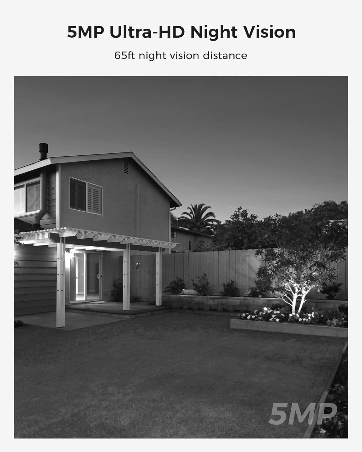 Hiseeu 2.5K 5MP WiFi Security Camera System Outdoor, Expandable 16CH 8MP NVR, 500GB HDD, Spotlight, 2 Way Audio, IP66 Waterproof, Motion Alert, DC Power Plug-in, 24/7 Recording