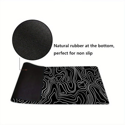 Rcege Large Mouse Pad for Desk - Gaming Mouse Pad with Non-Slip Base Stitched Edges, Desk Mat for Keyboard and Mouse