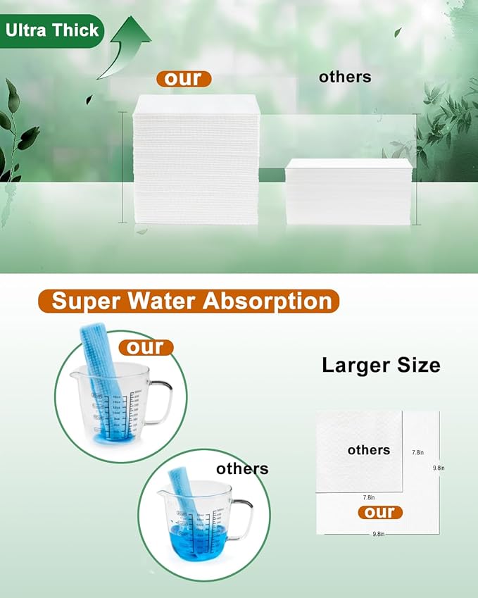 LUXU Large Disposable Face Towel
