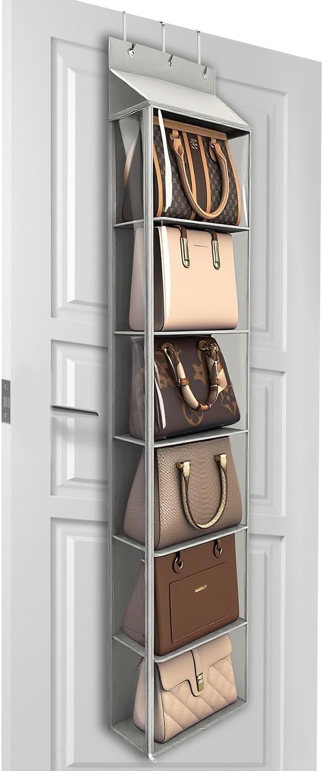 Lirex Over The Door Purse Organizer & Purse Shelf