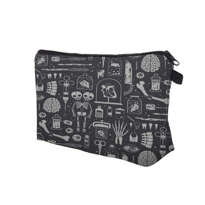 Deanfun Small Makeup Case - Cute and Waterproof Cosmetic Bag for Women(Happy Halloween D5-52254)