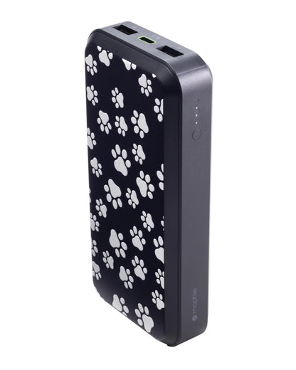 Mophie powerstation prime20 - Ultra-Compact Portable Power Bank with 20,000mAh Internal Battery, 18W USB-C PD Fast Charging, 3-Device Simultaneous Charging, Eco-Friendly Design