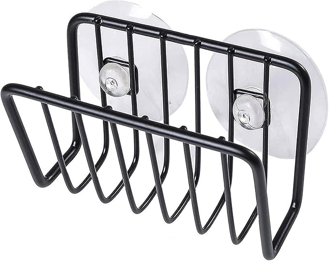Toplife Sponge Holder for Kitchen Sink, Rust-Proof Suction Cup Sponge Caddy