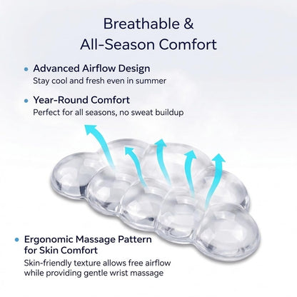 Ultimate Cute Ergonomic Wrist Rest – Instant Relief, Cloud-Like Comfort, Premium Silicone & TPU, Ultra-Soft, Durable, Gift-Boxed for Office, Study, Gaming & More