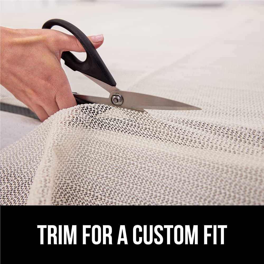 GORILLA GRIP Non Slip Mattress Gripper, Prevents Mattresses from Sliding and Holds Bed in Place, Pad Grips Beds, Sofa, Couch, Chair Cushions and Helps Keep Topper from Slipping, Easy Trim Pads, Queen