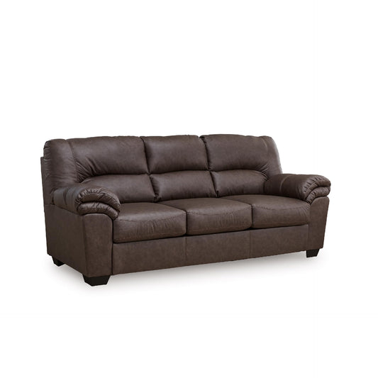 Signature Design by Ashley WalkerPoint Contemporary Sofa with Removable Cushion, Dark Brown