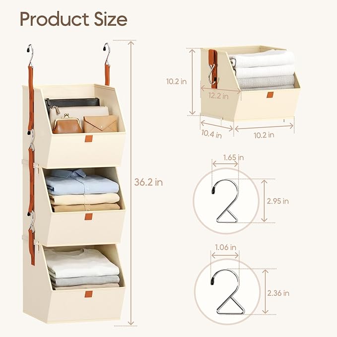 Collapsible Hanging Closet Organizer