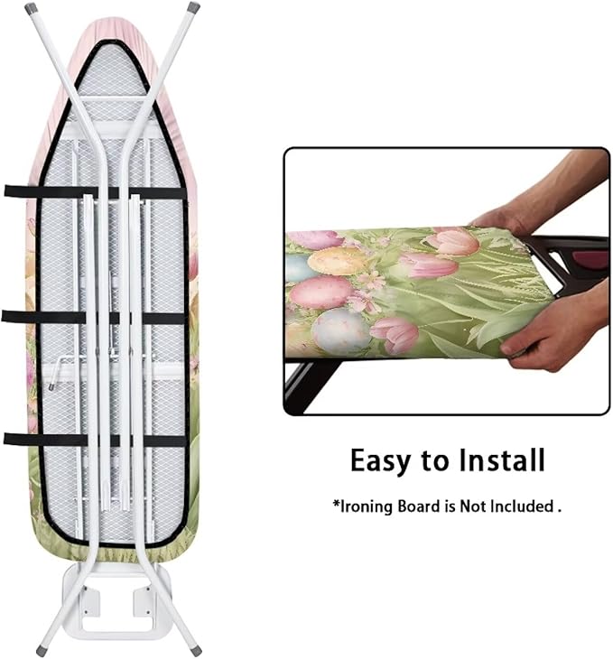 Cute Bunny Ironing Board Cover Standard Size Tulip Ironing Board Pad Ironing