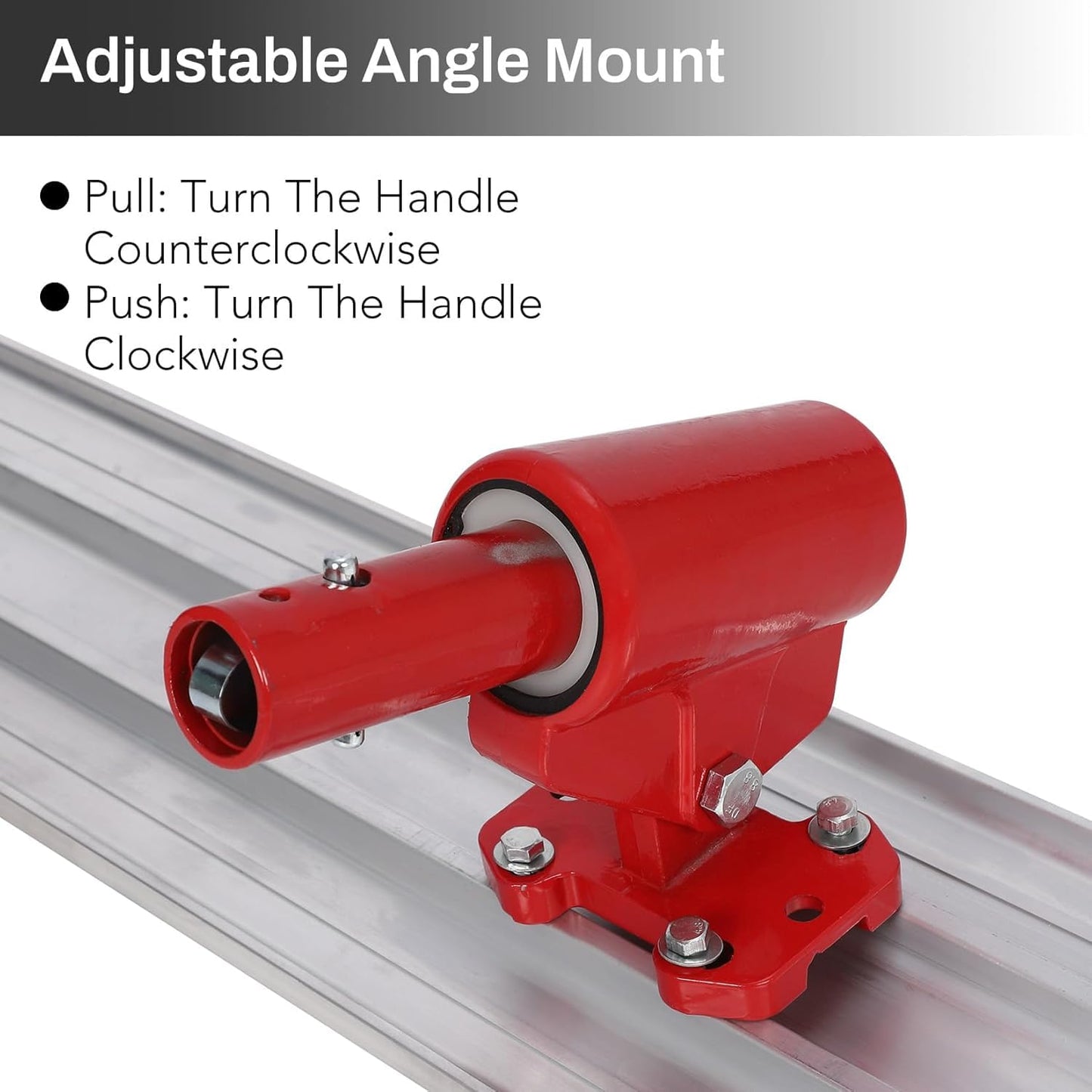 GarveeLife Bull Float Tools Kit, Aluminum Magnesium Alloy Float 48'' x 8", for Concrete Finishing, with Carrying Plastic Tool Box