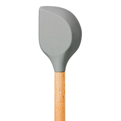 Peanut Butter Spoon - PBspoon Jar Cleaning Spatula with Wooden Handle, Food-Safe & BPA-Free, Perfect for Scraping, Scooping, and Spreading Nut Butters and Spreads