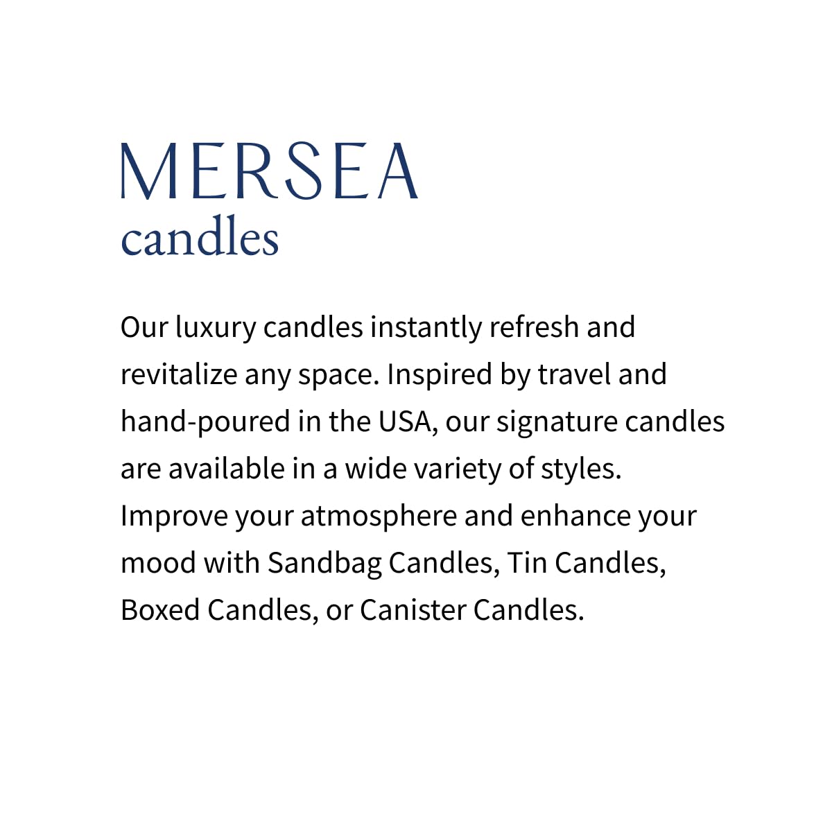 MERSEA Cabana Flower Tin Candle, Scented Candle Tin (3.5 oz)