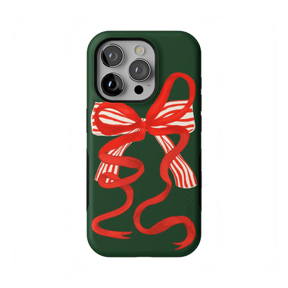 Casely iPhone 17 Pro Max Case | On The Dot | Maroon Polka Dot | Compatible with MagSafe | Bold Protective Design