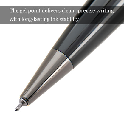 Conklin All American Gel Pen Raven Black | Luxury Gel Pen with Refillable Ink | Bold Design, Smooth Writing, Premium Quality
