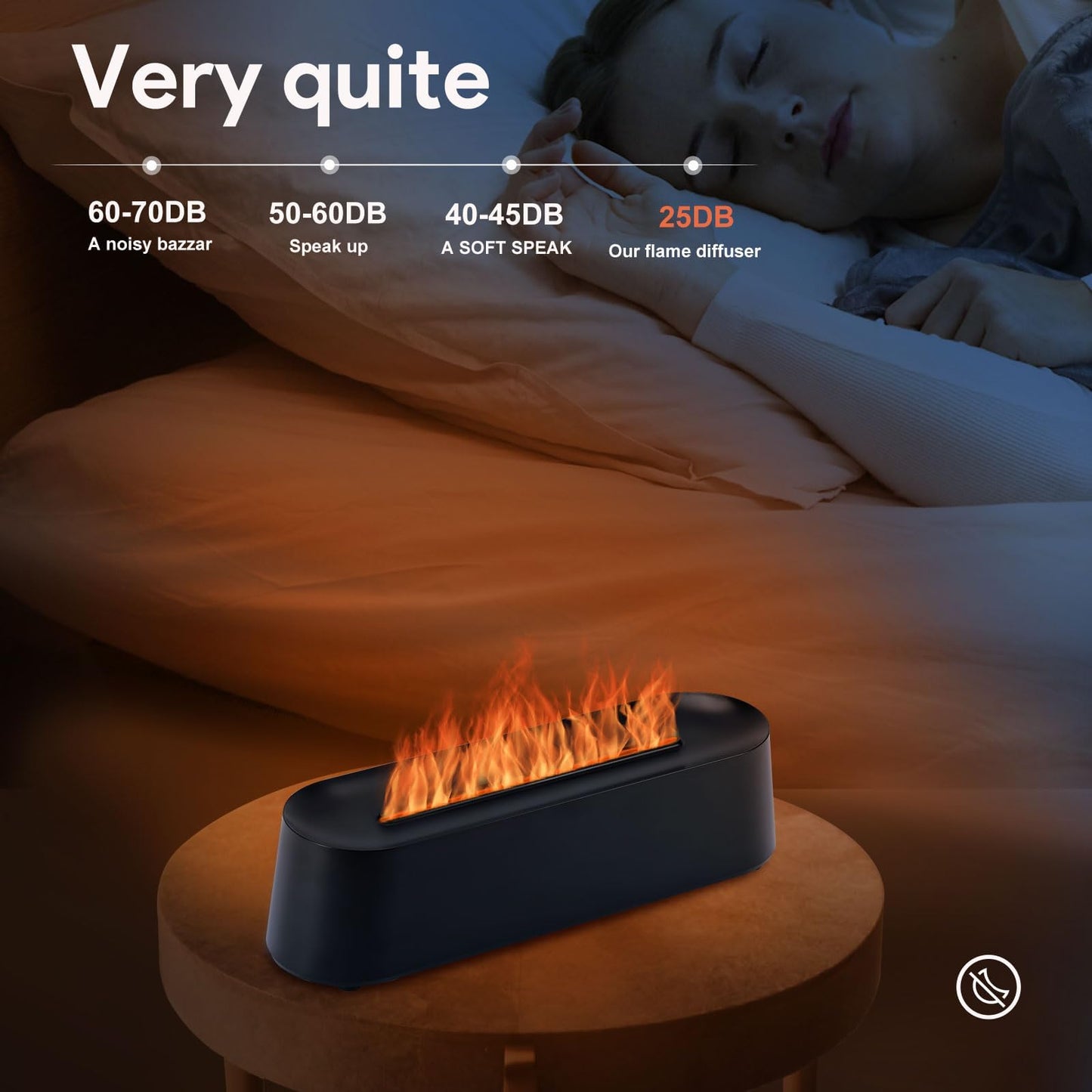 7Color Aroma Diffuser with Remote,Volcano Diffuser for Home Large Room，Flame Diffuser Humidifier 10.7"×3"×3.1" (Black-01)