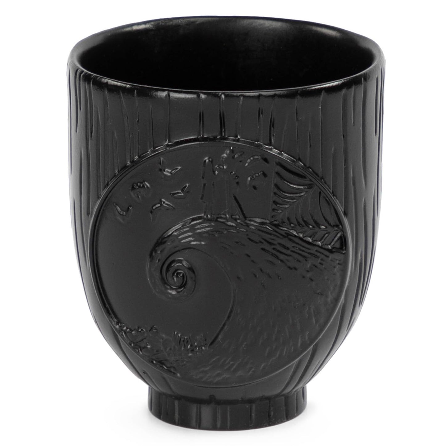 Jay Franco Disney Nightmare Before Christmas Tumbler - Black Resin Toothbrush/Pen Holder Features Jack & Sally - Bathroom Décor