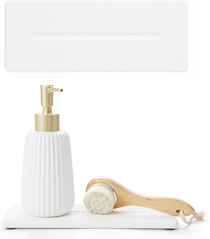 2 Pack Diatomite Stone Sink Tray, Water Absorbing Mat