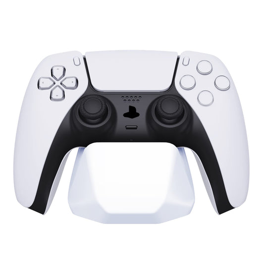 PlayVital Universal Game Controller Stand for Xbox Series X/S Controller, Gamepad Stand for PS5/4 Controller, Display Stand Holder for Switch Pro Controller - White