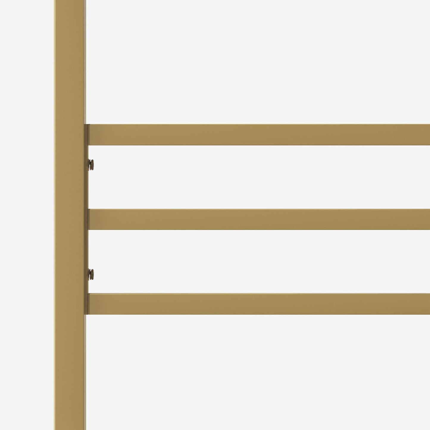 Zinus Patricia Gold Metal Canopy Platform Bed Frame, Mattress Foundation with Steel Slat Support, No Box Spring Needed, Easy Assembly, Full