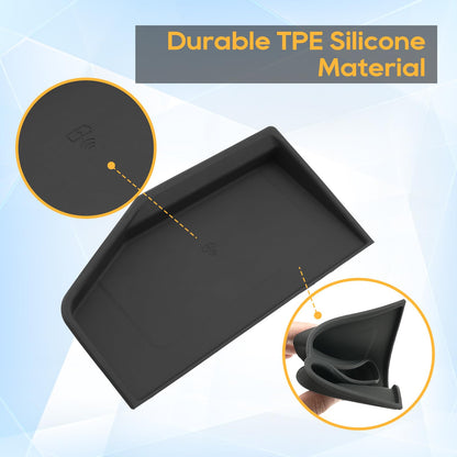 GX 550 Silicone Pad Center Console Wireless Charging Pad Mat for 2024 2025 GX 550 Non-Slip Pad GX550 Liner 2024 2025 GX 550 Accessories GX 550 Center Console Liner[Not for Cool Box Model]