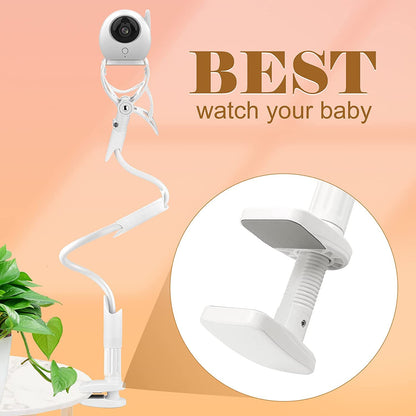 Baby Monitor Holder, MYPIN Universal Flexible Baby Monitor Mount Baby Monitor Camera Indoor Cameras Monitor Stand(Baby Monitor not Included)