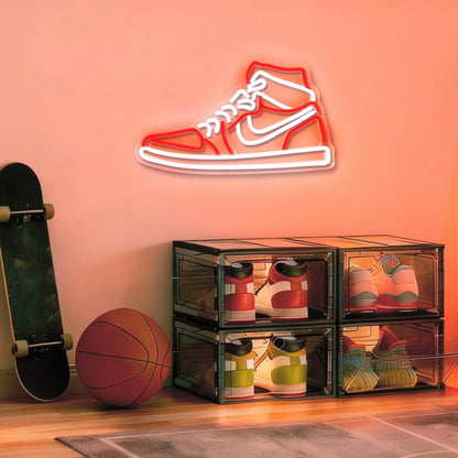 Sneaker Neon Signs for Wall Decor Dimmable Shoe LED Signs Neon Lights for Bedroom Man Cave Home Neon Wall Sign Shoe Light up Signs Decor