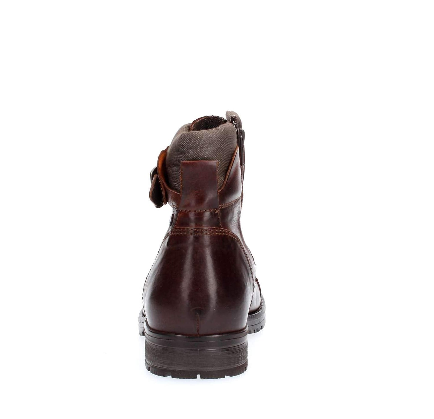JACK & JONES Jfwalbany Leather Brown Stone Sts, Men’s Biker Boots, Brown, 9 UK (43 EU)