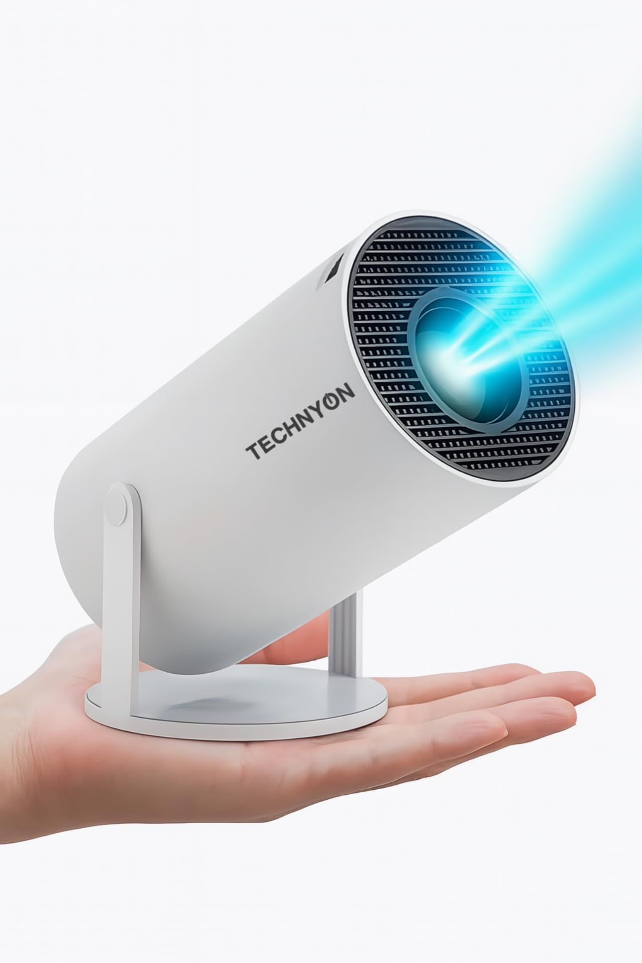 Technyon HY300 PRO+ 2025 | 1080P Full HD WiFi Projector with Android 11.0 – 12000 Lumens Portable Home Theater & Outdoor Movie Projector | Screen Mirroring for iOS/Android | Gaming & HDMI Compatible