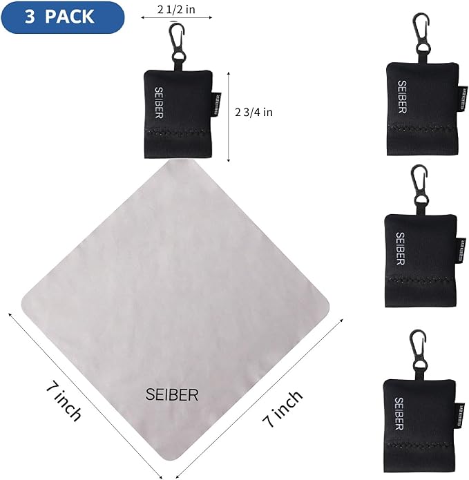 SEIBER Eyeglass Cleaning Microfiber Cloth -