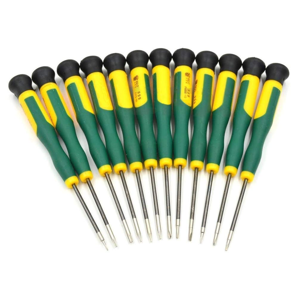 MMOBIEL Magnetic Torx Screwdrivers Set - T2 T3 T4 T5 T6 T8-12 Pcs Screwdriver Set Compatible with iPhone, iPad, MacBook Pro/Air, Laptop, Tablet and More - Repair Kit