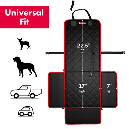 Dog Car Seats With 2-In-1 Car Dog Seat Cover - Robust Waterproof Padded Design Dog Booster Car Seat For Small Medium Sized Dogs, Dog Car Carrier With Pet Safety Belt, Nonslip Travel Puppy Car Seat Bed