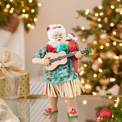 Kurt Adler Fabriche' Beach Santa, 11"