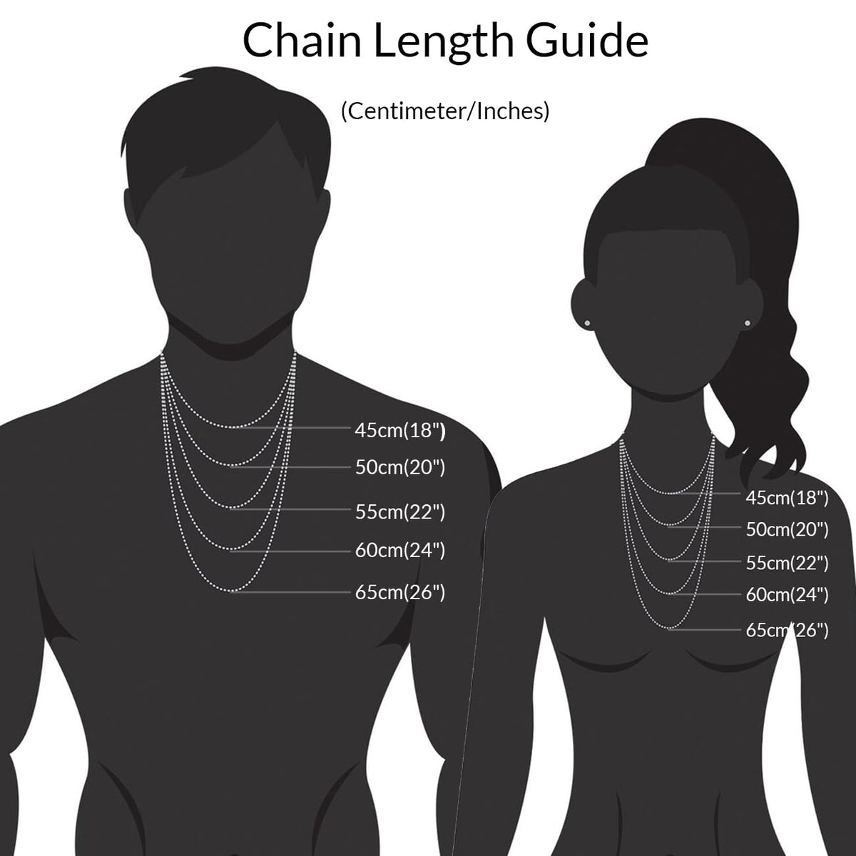 PDTJMTG Leather Necklace Cord 2MM 3MM Leather Chain with Sterling Silver Clasp 18, 20, 22, 24, 26 Inches (18 inches, 2mm)