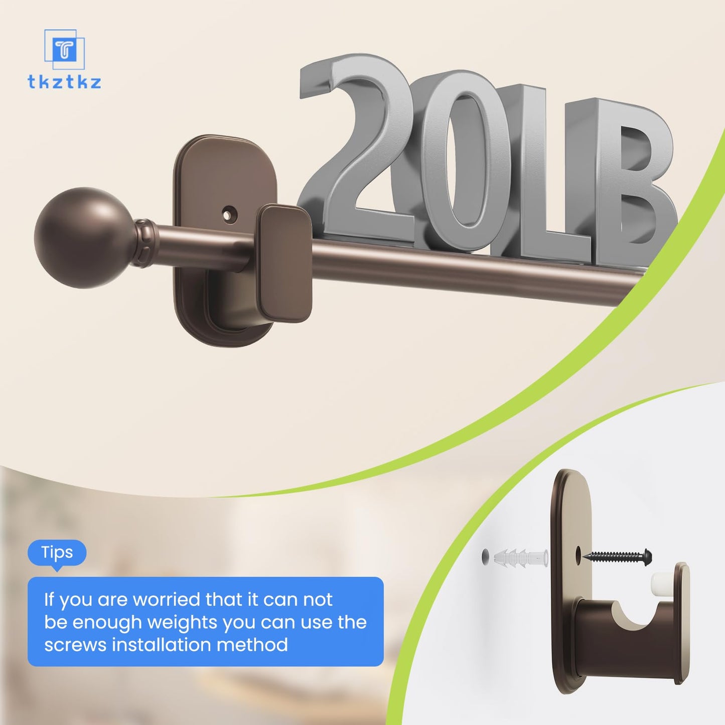 Curtain Rods No Drilling for Windows 32 to 45 Inch:No Drill Small Silver Curtain Rod with Adhesive Brackets for Bedroom,5/8" Apartment Renter Friendly Adjustable Drapery Rods Easy Install