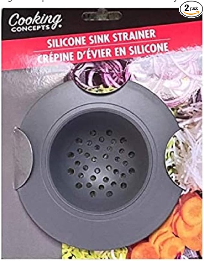 Silicone Sink Strainers- Pack of 2