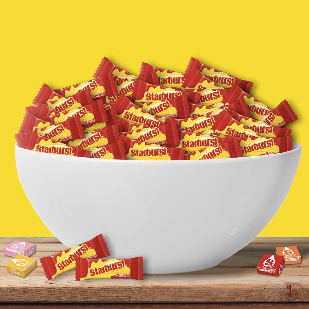 STARBURST Fun Size Chewy Candy Bulk Pack - Bulk Candy Individually Wrapped, 4 Pound Box
