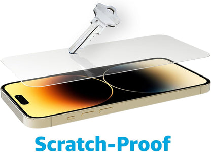 Casely iPhone 17, iPhone 17 Pro, iPhone 16 Pro Screen Protector | Premium Tempered Glass Screen Protector