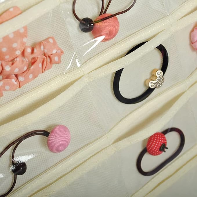 Bloss Hanging Jewelry Organizer 80 Pockets Hanging Double-Side Jewel Hanger