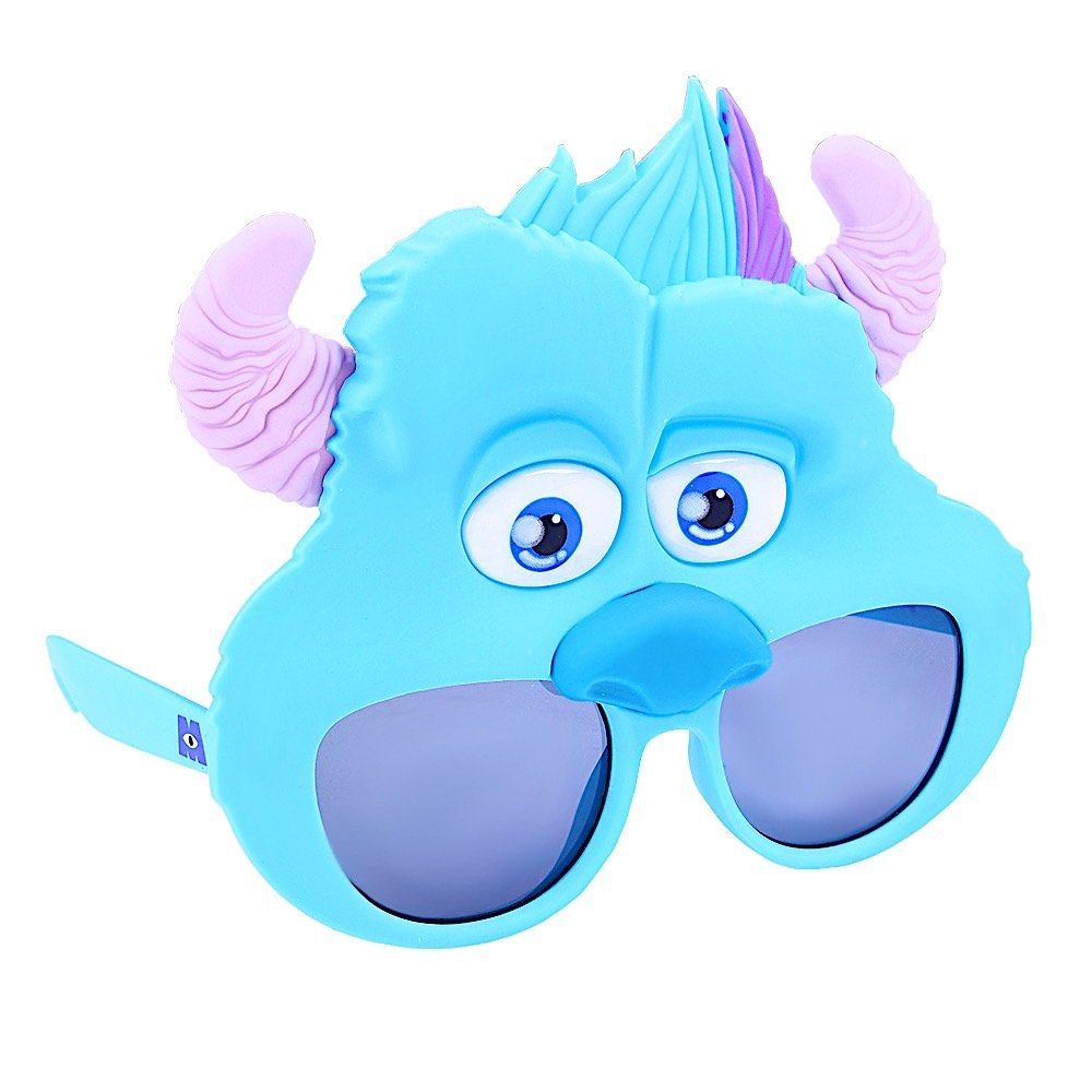 Sun-Staches Disney Monsters Inc. Official Sulley Sunglasses Costume Accessory, UV400 Lenses, Blue Mask One Size Fits Most