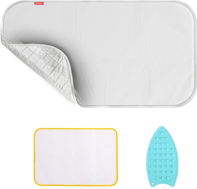 Upgraded Thick Ironing Mat, Travel Ironing Blanket Ironing Pad, Portable
