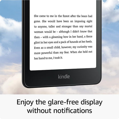 Amazon Kindle Paperwhite Signature Edition (32 GB) – Our fastest Kindle with an auto-adjusting front light, wireless charging and weeks of battery life – Without Ads - Metallic Black