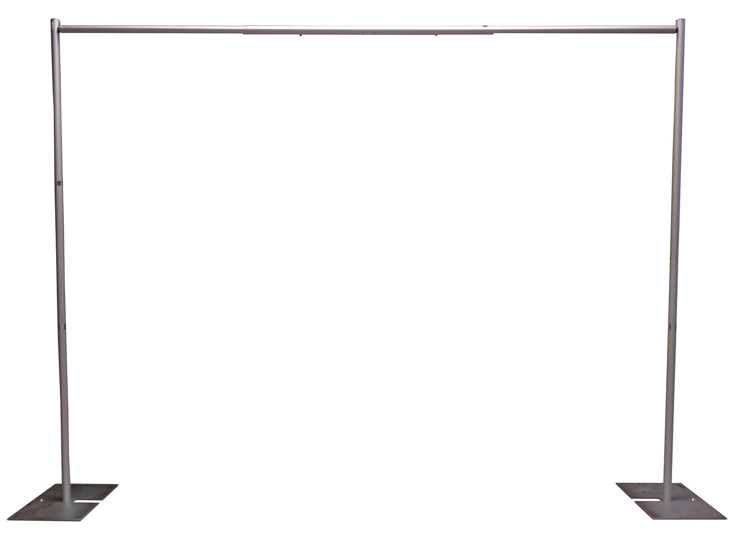 OnlineEEI 8 Foot Tall Fixed Height Portable Pipe and Drape Backdrop Kit 8ft x 10ft (No Drapes)