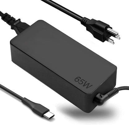Fepprry 65W USB C Laptop Charger Compatible with Lenovo Thinkpad/Yoga/Chromebook, ADLX65YDC2A Replacement for Lenovo Laptop Charger