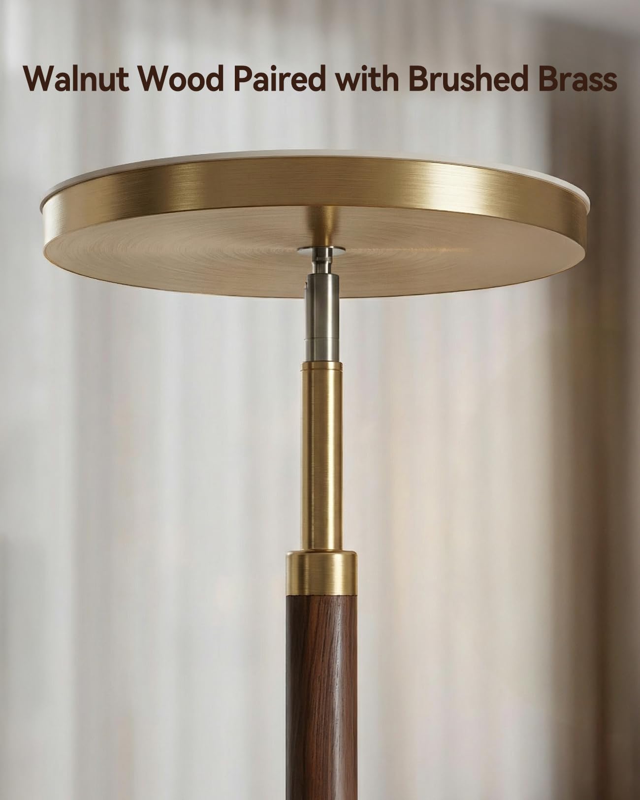 JOOFO Wood Torchiere Floor Lamp, Super Bright Stepless Dimmable LED Uplight Standing Lamp with Remote Adjustable Color Temperature 3000K–6500K with Timer for Living Room Bedroom Office Reading