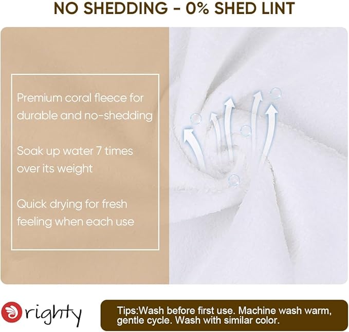 Orighty Washcloths 48 Pack, Ultra Soft Face Cloths 12 x 12 inch, Absorbent &