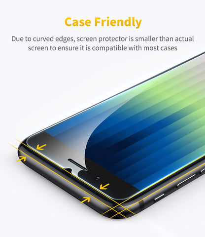 UNBREAKcable 2-Pack Screen Protector for iPhone 16e/13/13 Pro/14, Double Shatterproof Tempered Glass [Easy Installation] [9H Hardness] [99.99% HD] [Case Friendly] for Apple 13 Pro/13/14/16e 6.1 inch