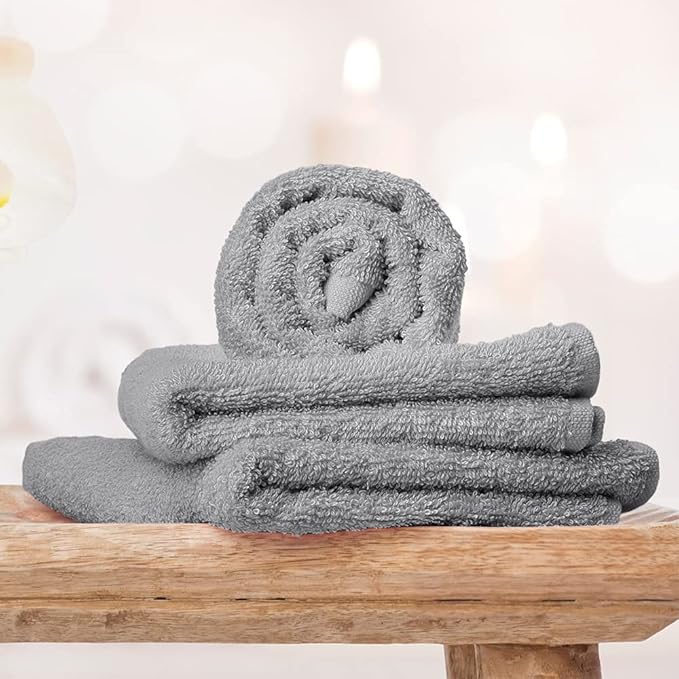 Yoofoss Luxury Washcloths Towel Set 10 Pack Baby Wash Cloth