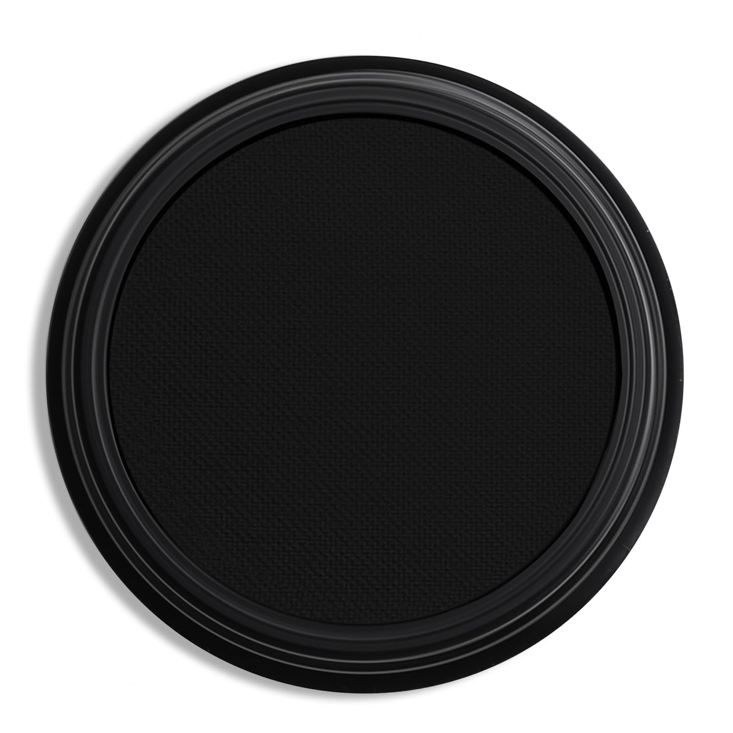 FIVEFULU Single Black Eyeshadow, Pressed Powder Matte Eye-Shadow Palette Make-up, Blendable Long Lasting High Pigment Black Eye Makeup Halloween Paint & Face Body Paint
