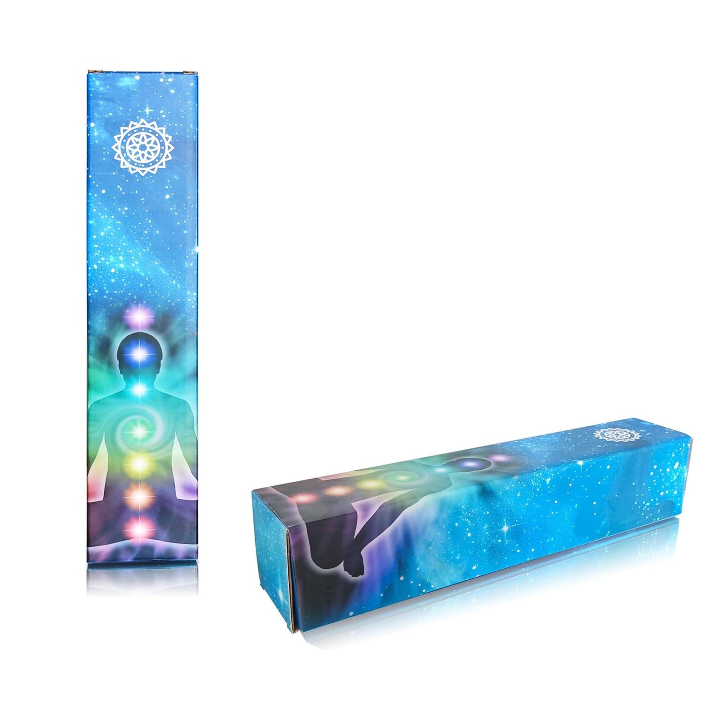 LOULIQIGIFT 7 Colors Ice Cracked Balls with LED Wooden Base 40mm Healing Sphere Balls Set Crystal Chakra Night Light Decor