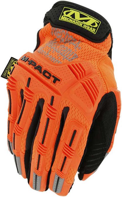 Mechanix Wear Hi-Viz M-Pact® Gloves (X-Large, Fluorescent Orange)